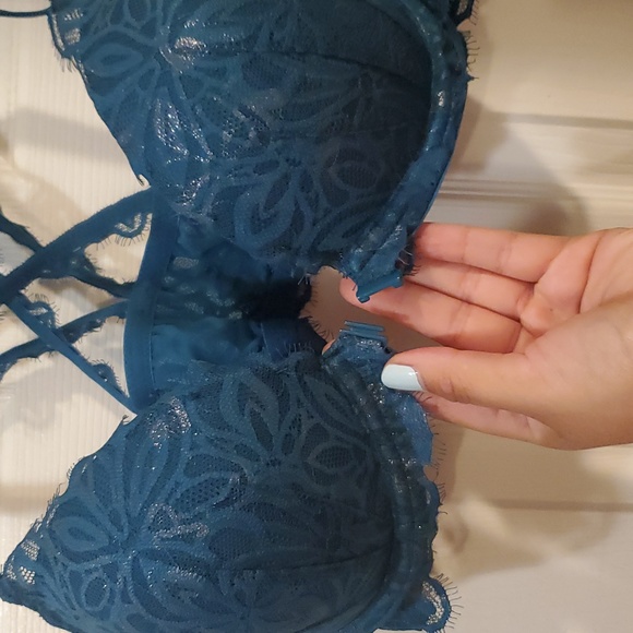 Turquoise push up bra 36D - Picture 4 of 5